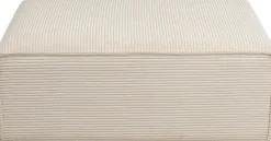KARE Design Hoekbank Infinity Ottomane Cord Cream Left Store