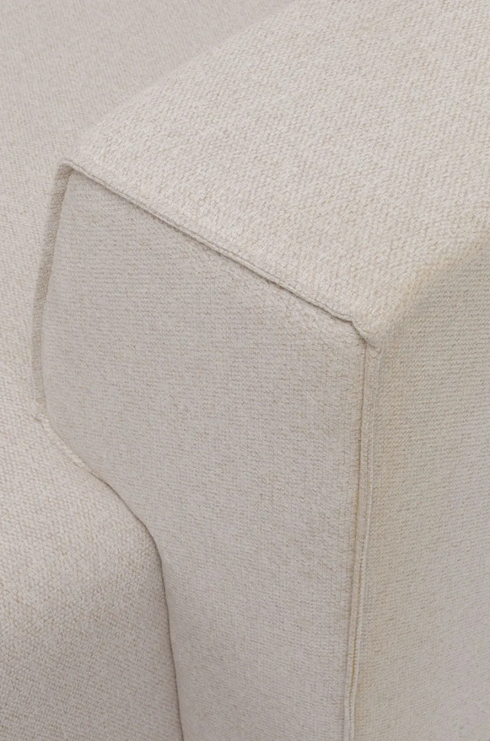 KARE Design Hoekbank Infinity Ottomane Crème Rechts Clearance