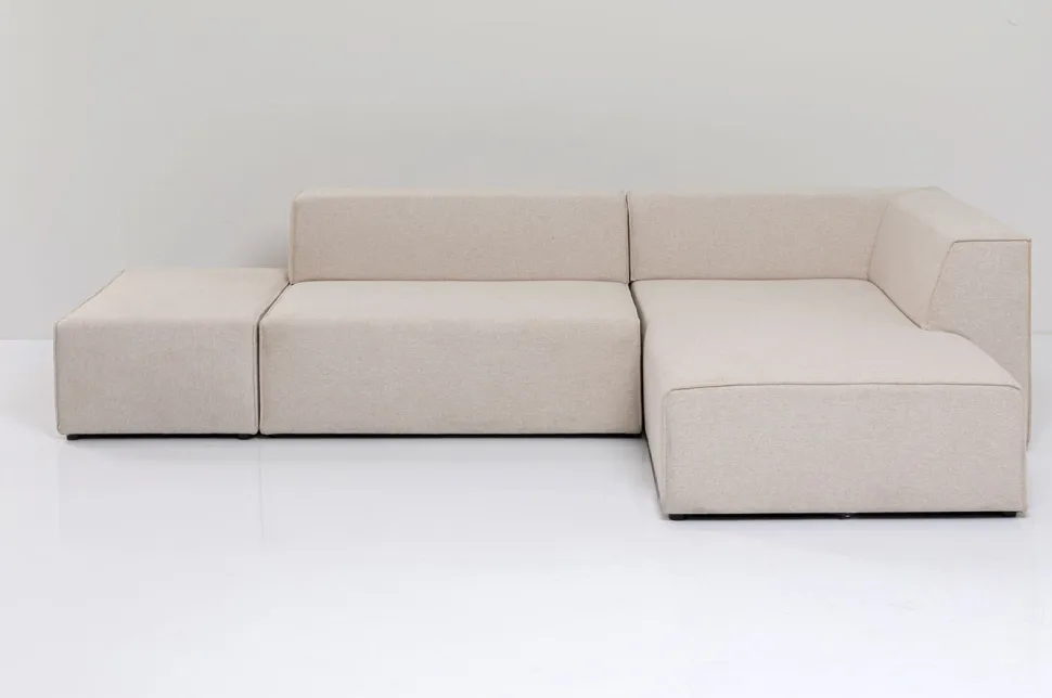 KARE Design Hoekbank Infinity Ottomane Crème Rechts Clearance