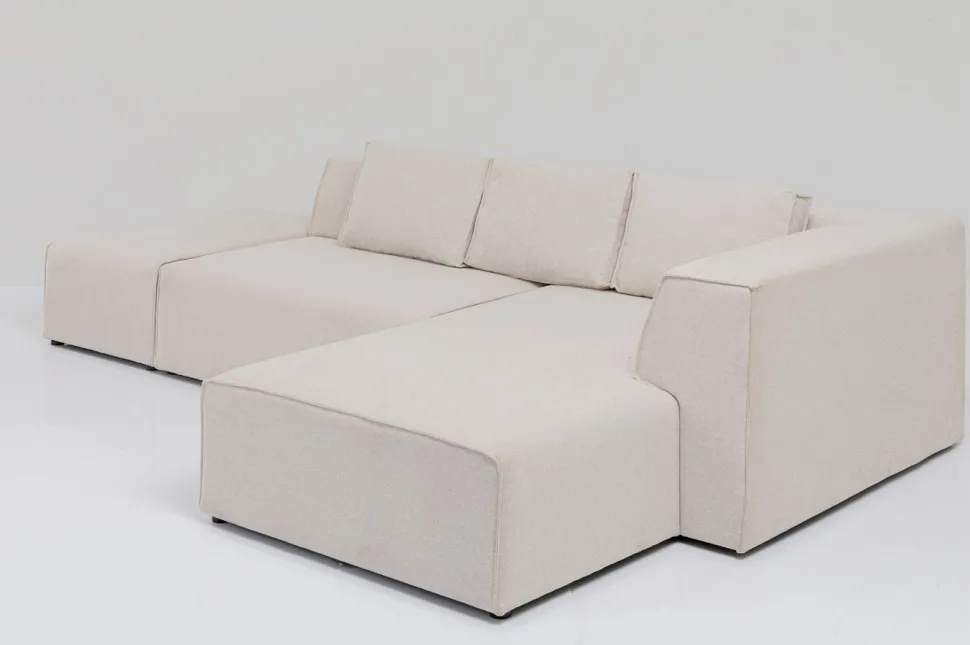 KARE Design Hoekbank Infinity Ottomane Crème Rechts Clearance
