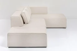 KARE Design Hoekbank Infinity Ottomane Crème Rechts Clearance