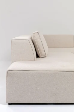 KARE Design Hoekbank Infinity Ottomane Crème Rechts Clearance