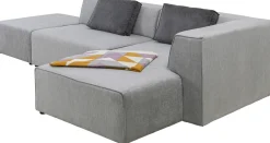 KARE Design Hoekbank Infinity Ottomane Grijs Rechts Outlet