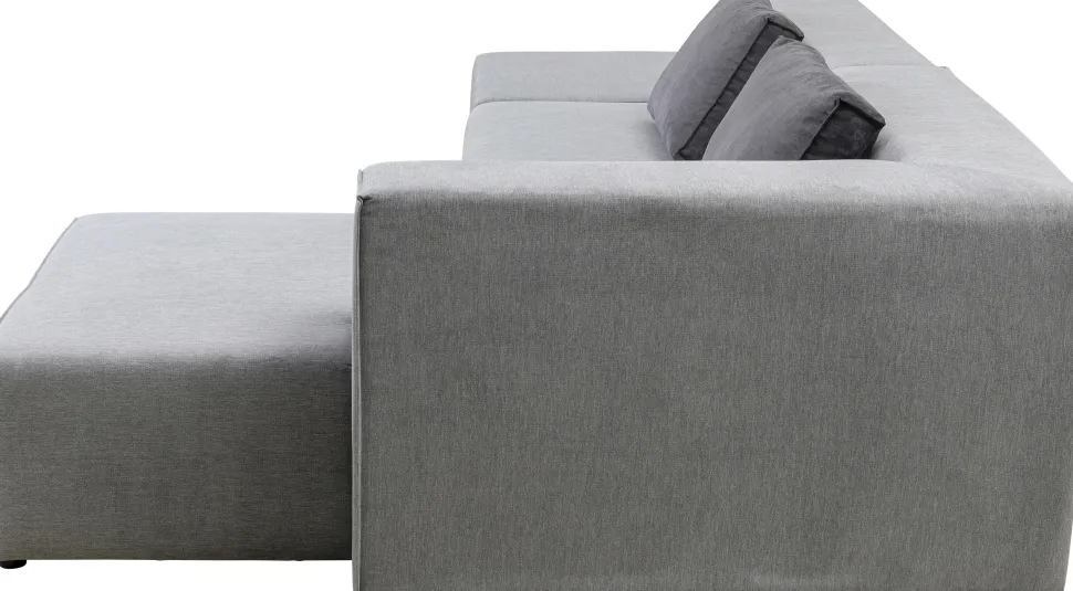 KARE Design Hoekbank Infinity Ottomane Grijs Rechts Outlet