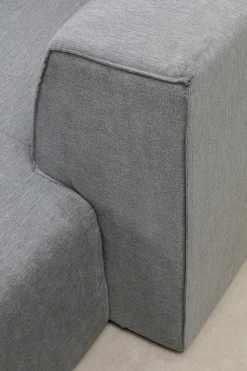 KARE Design Hoekbank Infinity Ottomane Grijs Rechts Outlet