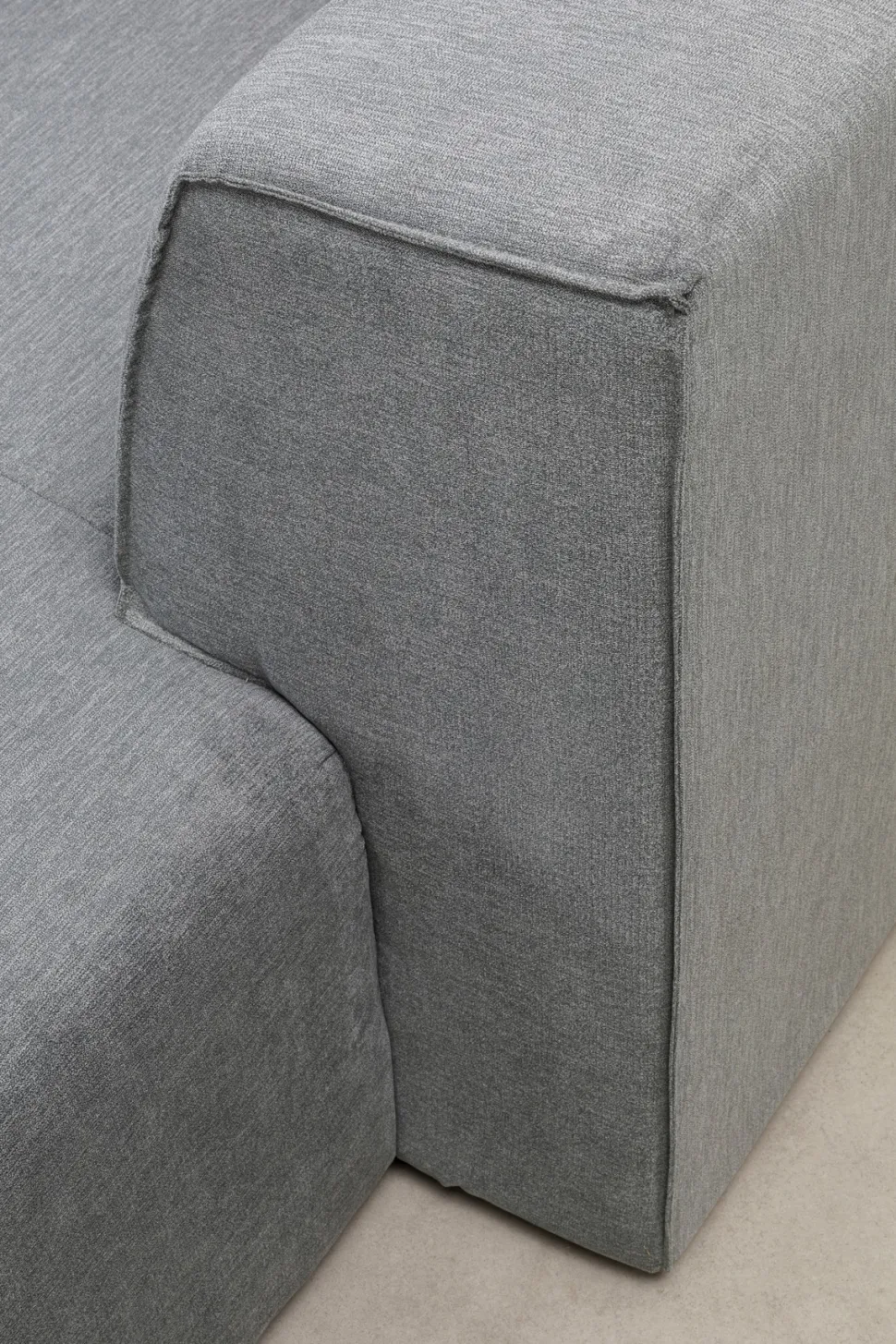 KARE Design Hoekbank Infinity Ottomane Grijs Rechts Outlet