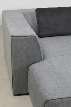 KARE Design Hoekbank Infinity Ottomane Grijs Links Store