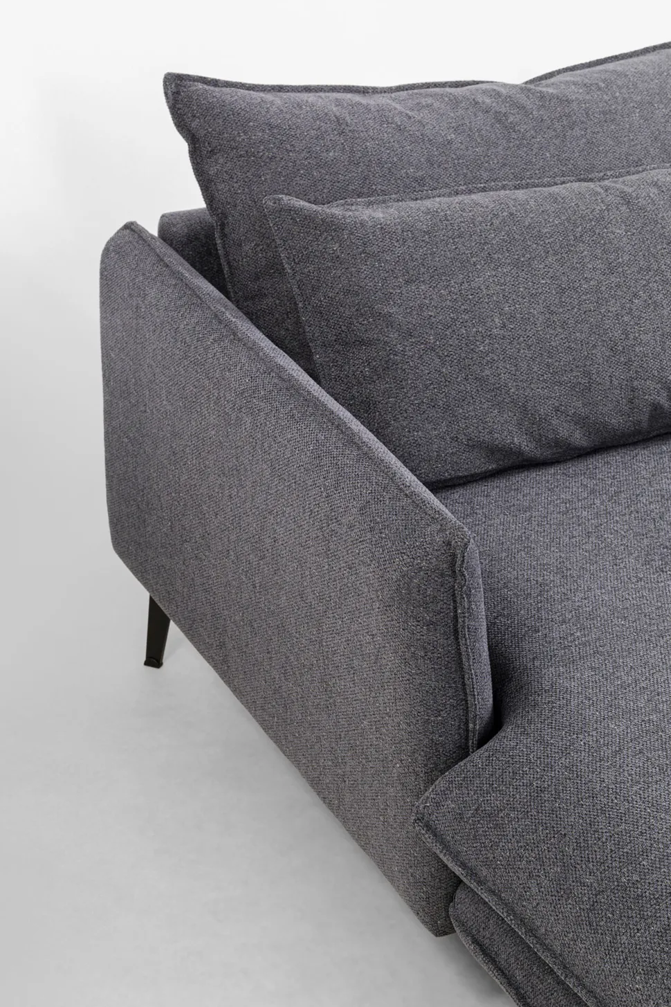 KARE Design Hoekbank Monza Left Grey 296cm Clearance