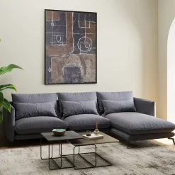 KARE Design Hoekbank Monza Right Grey 296cm Hot