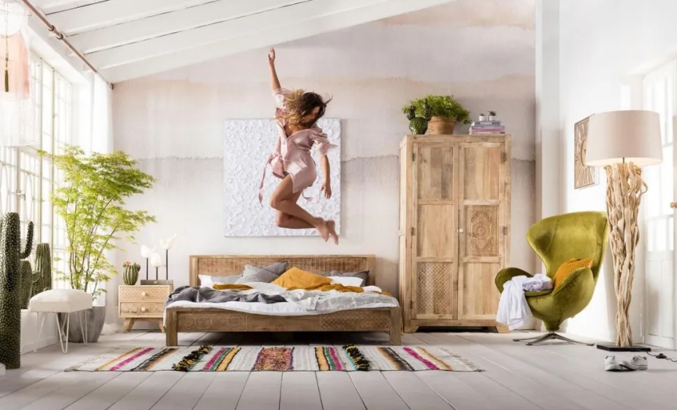 KARE Design Houten Bed Puro 160x200cm New
