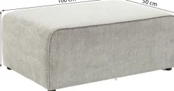 KARE Design Infinity Kruk Elements Grijs 50cm Discount
