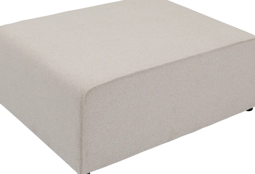 KARE Design Infinity Pouff Elements Cream 80x100cm Outlet