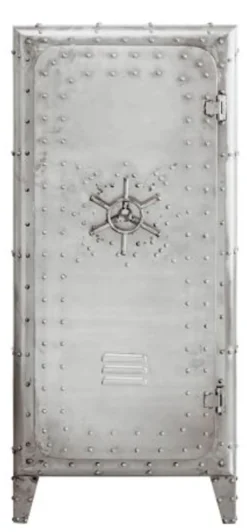 KARE Design Kabinetkast Locker Silver 66x152cm Discount