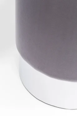 KARE Design Kruk Cherry Lichtgrijs Zilver Ø35cm Sale
