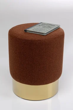 KARE Design Kruk Cherry Lina Brown Brass Ø35cm Clearance