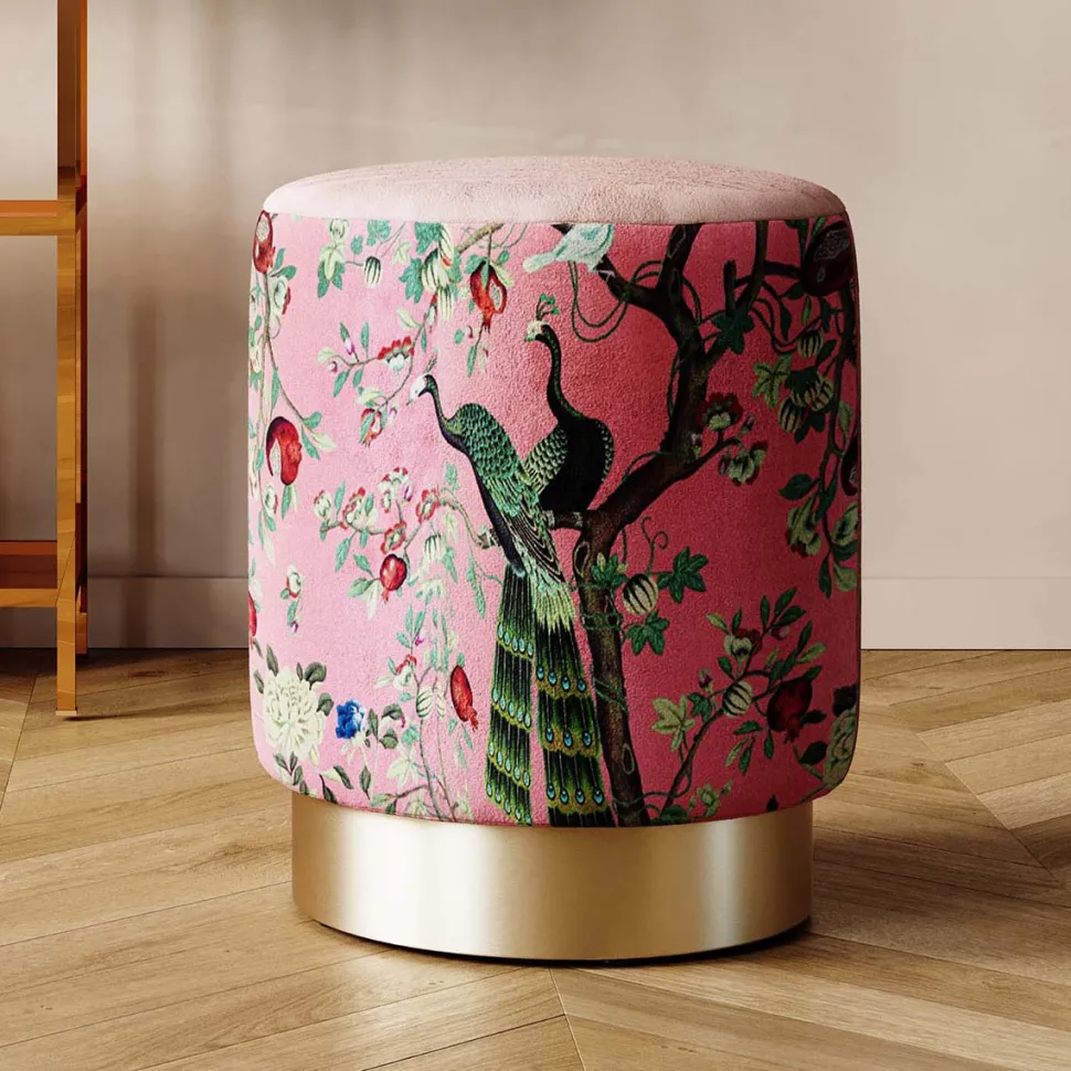 KARE Design Kruk Cherry Peacock Brass Ø32cm Best
