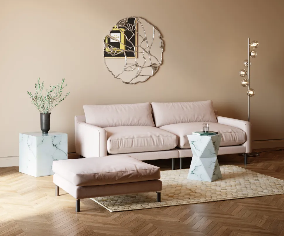 KARE Design Kruk Discovery Creme Store