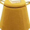 KARE Design Kruk Thimble Storage Geel Ø51cm Cheap