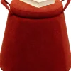 KARE Design Kruk Thimble Storage Rood Ø51cm Online