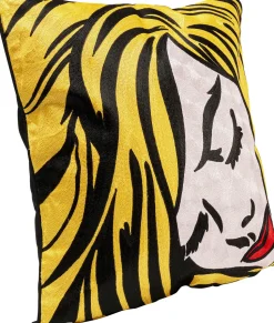 KARE Design Kussen Art Line Comic Lady 50x50cm Fashion