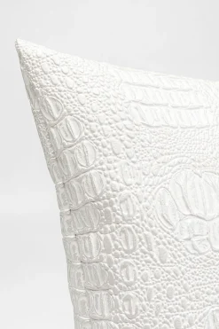 KARE Design Kussen Croco Wit 40x40cm Best