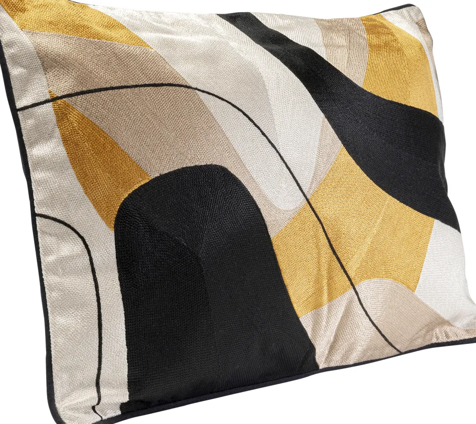 KARE Design Kussen Fields Yellow 60x40cm Store