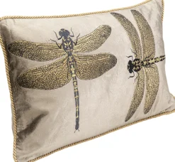 KARE Design Kussen Glitter Dragonfly Brown 50x30cm Hot
