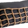 KARE Design Kussen Grete Plaid Black 50x30cm Online