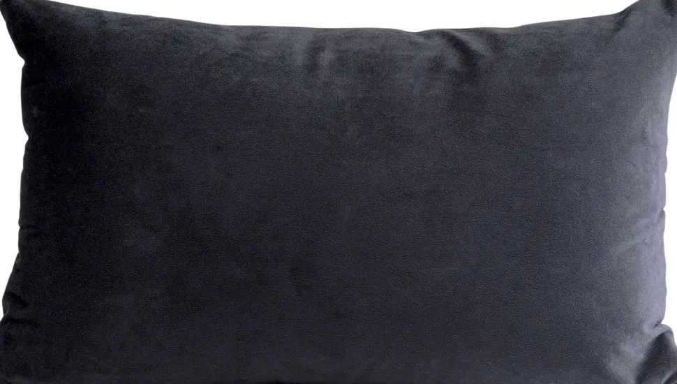 KARE Design Kussen Grete Plaid Black 50x30cm Online
