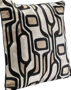 KARE Design Kussen Lybyrintho Line 50x50cm Online