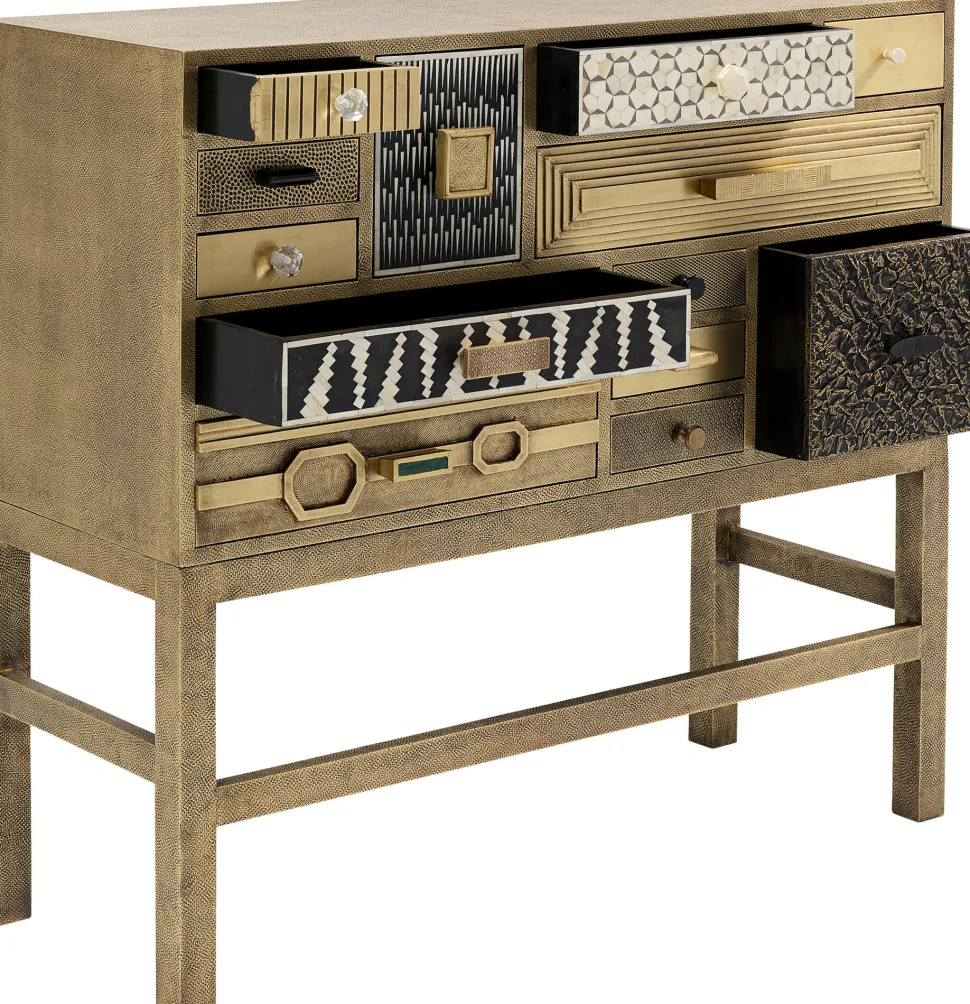 KARE Design Ladekast Chalet Gold 13 Drawers Store
