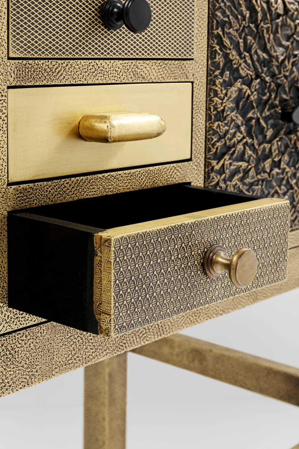 KARE Design Ladekast Chalet Gold 13 Drawers Store