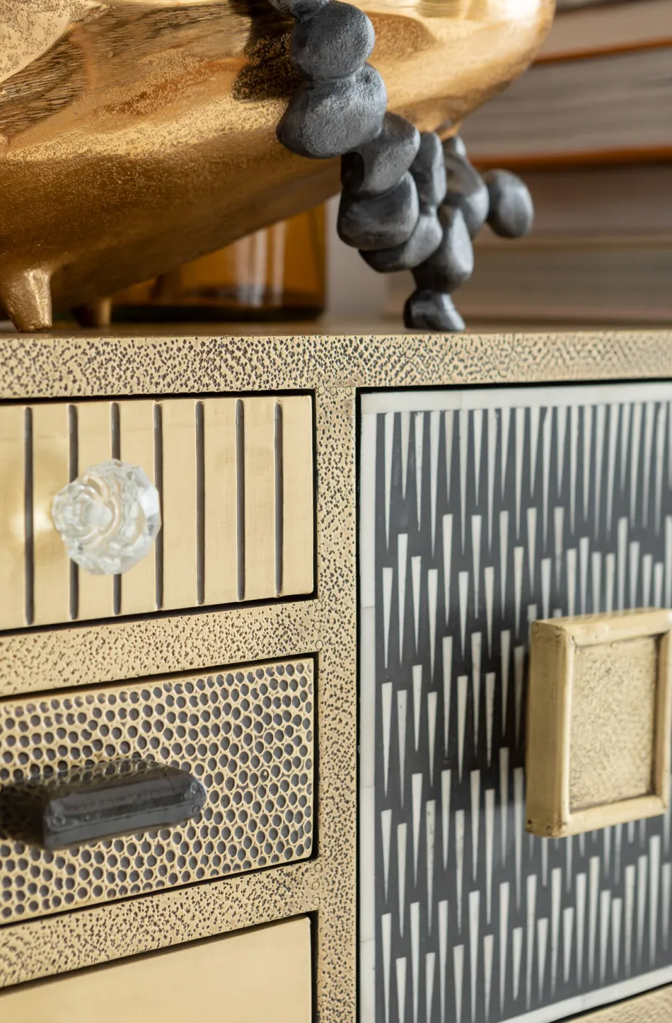 KARE Design Ladekast Chalet Gold 13 Drawers Store