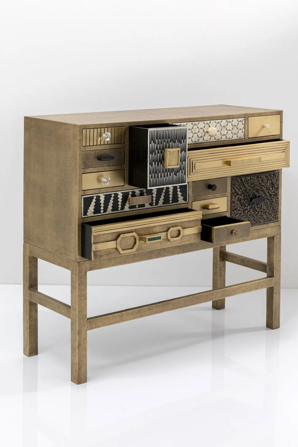 KARE Design Ladekast Chalet Gold 13 Drawers Store