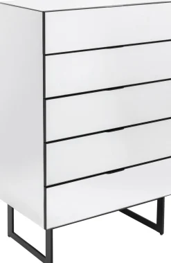 KARE Design Ladekast Soran 5 Drawers Black 65x114cm Cheap