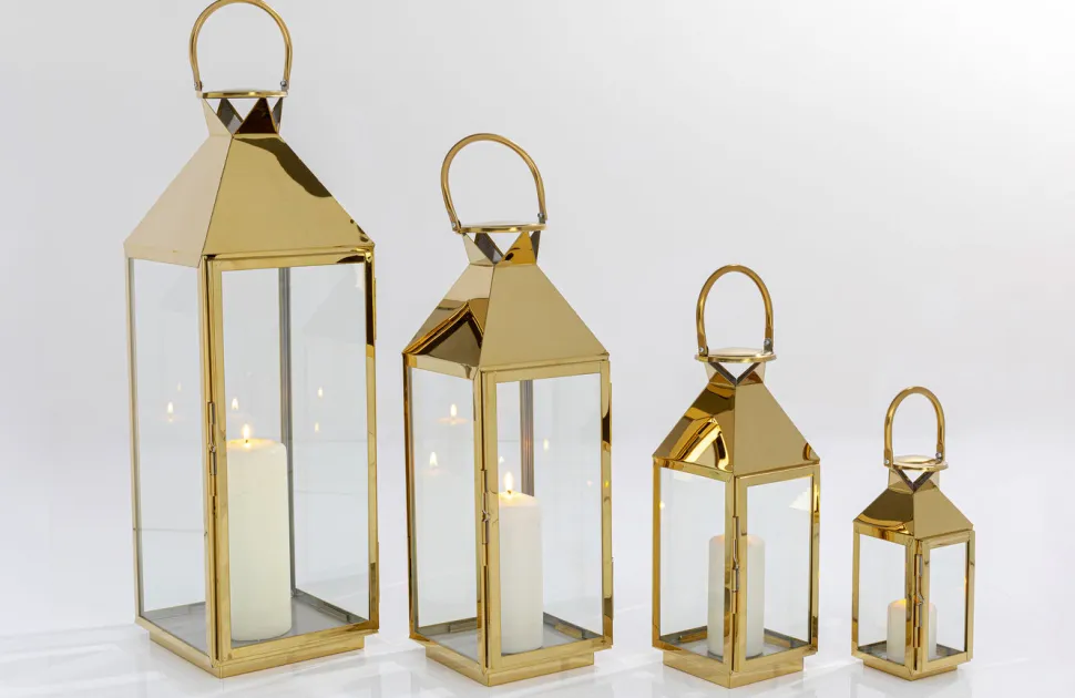KARE Design Lantaarn Giardino Goud (4-delig) Store