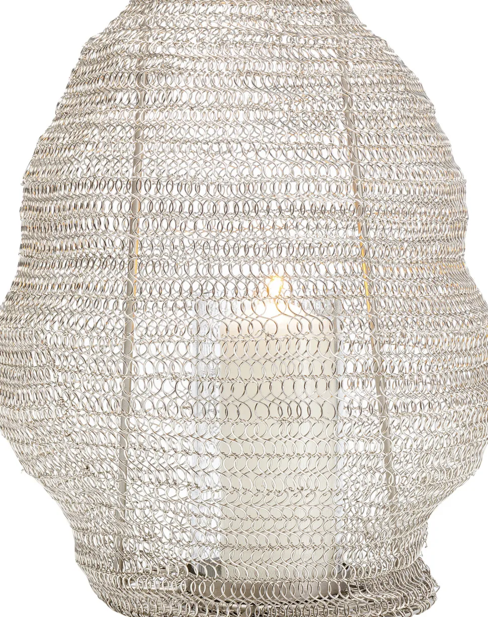 KARE Design Lantaarn Mesh Silver Ø30cm Discount