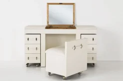 KARE Design Make-up Tafel Diva Croco Wit Sale