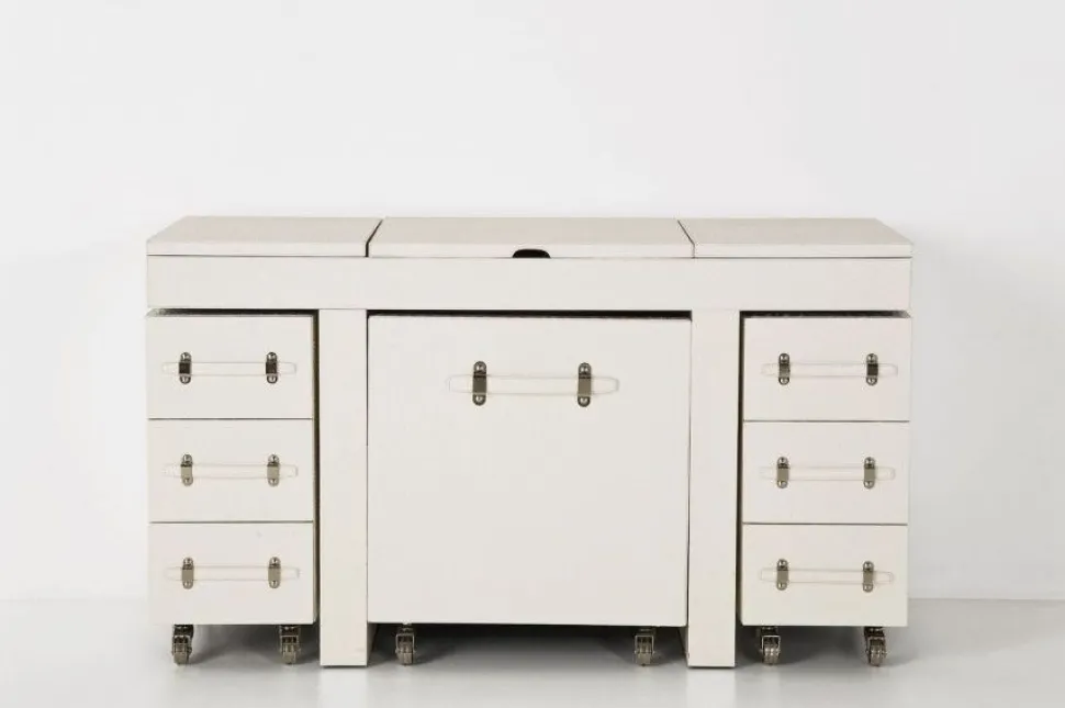 KARE Design Make-up Tafel Diva Croco Wit Sale
