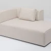 KARE Design Modulaire Bank Infinity Ottomane Elements Cream Right 182cm Fashion
