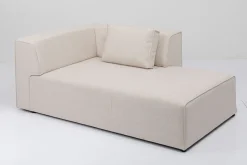 KARE Design Modulaire Bank Infinity Ottomane Elements Cream Right 182cm Fashion
