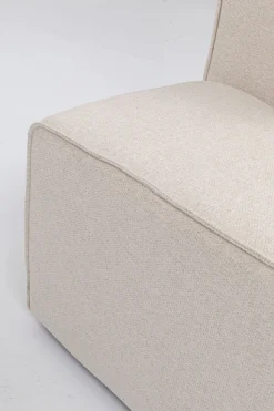 KARE Design Modulaire Bank Infinity Ottomane Elements Cream Right 182cm Fashion