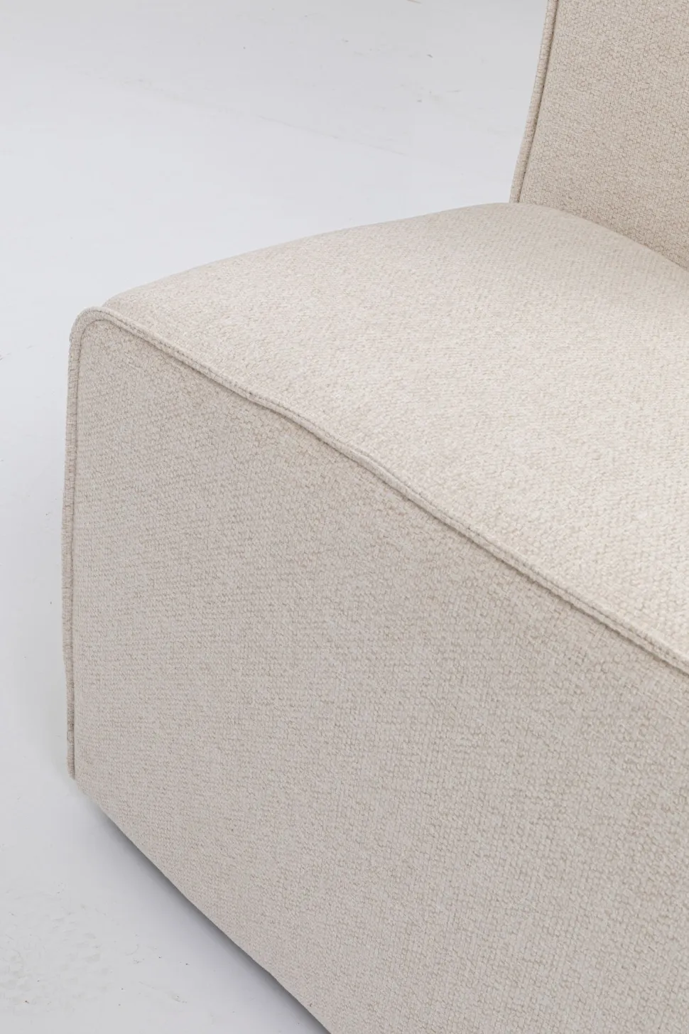 KARE Design Modulaire Bank Infinity Ottomane Elements Cream Right 182cm Fashion