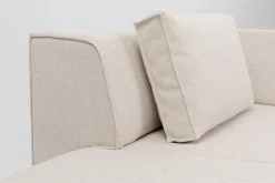 KARE Design Modulaire Bank Infinity Ottomane Elements Cream Left 182cm Cheap