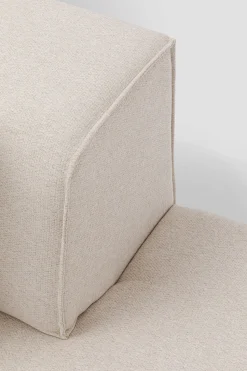 KARE Design Modulaire Bank Infinity Ottomane Elements Cream Left 182cm Cheap