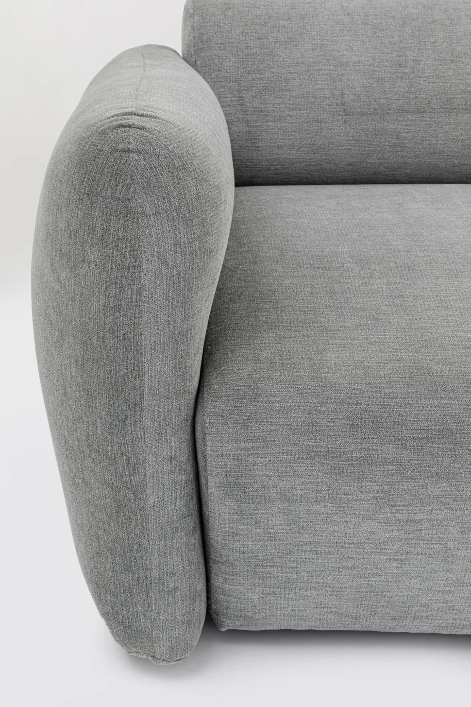 KARE Design Modulaire Bank Lucca End Corner Elements Left Grey 89cm New