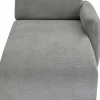 KARE Design Modulaire Bank Lucca Ottomane Elements Grey Right 90cm New