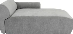 KARE Design Modulaire Bank Lucca Ottomane Elements Grey Right 90cm New