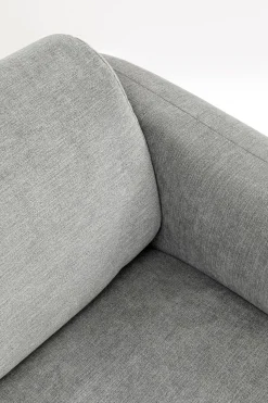 KARE Design Modulaire Bank Lucca Ottomane Elements Grey Right 90cm New