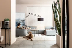 KARE Design Modulaire Bank Lucca Ottomane Elements Grey Right 90cm New